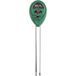 MultiDepot Browin MultiDepot 071605 Bodemtester 3-in-1 - pH-waarde, vochtigheid, bevochtiging - bodem-vochtmeter, pH-tester voor plantaardige aarde, zonlicht