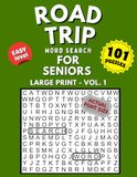 Road Trip Word Search: Large Print Easy Puzzles for Seniors