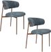 Housecraft Living Claes Eetkamerstoelen Gemêleerd Blauw - Set van 2