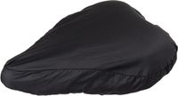 Cordo Zadeldek - Zadeldek voor Fiets - Waterbestendig Nylon - Universele Pasvorm - Noir - Met Klittenband