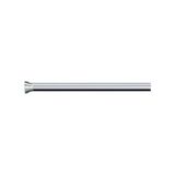 Spirella Magic Universal Chrom Hoekbehuizing Aluminium Chroom Douchegordijnrail, Diameter 19 mm