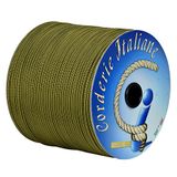 Paracord Corderie Italiane Paracord 550 Type III Basic, geel/zwart 4 mm - 20 m, kern 7 draden, 100% Made in Italy