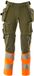 Mascot Accelerate Safe Pantalon avec poches holster 19131-711 - vert mousse/orange fluo - C52