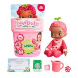 Luvibubs Pop; plant de zaden, voeg water toe en ontdek hoe kind Kira in zijn pot verschijnt; converteerbare bloempot tot kinderstoel, accessoires en digitale sprookjes; verzamelspeelgoed vanaf 3 jaar