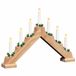 vidaXL Kerst Kaarsbrug 7 LED's Warmwit 39.5 x 5 x 29 cm