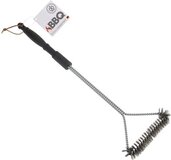 Nampook BBQ Staalborstel Driehoek Zilver/zwart 55 Cm | 8718158281470