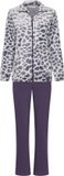 Pastunette Huispak Purple Pebbles Fleece/Katoen Paars Rits Maat 36