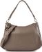 Coccinelle Nory Schoudertas Leer 37 cm Dames Warm Taupe