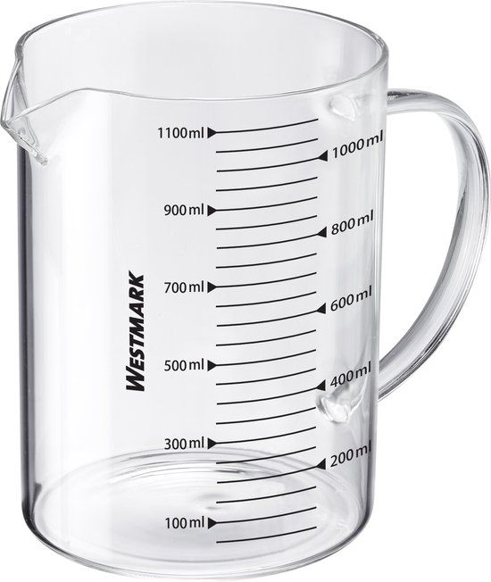 Westmark Glazen Maatbeker – 1,1 Liter