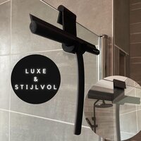 Fienosa Douchewisser Zwart - Siliconen Raamwisser - Modern Design