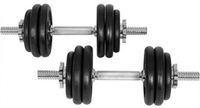 Gorilla Sports Gyronetics Dumbellset 30 kg Gietijzer 25 mm
