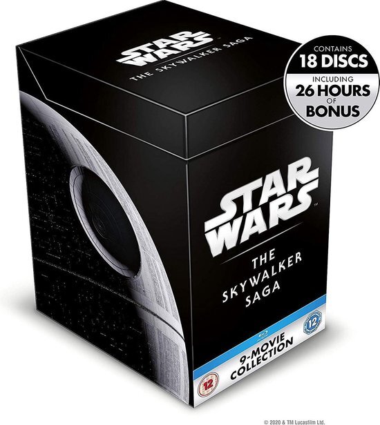 - Star Wars: The Skywalker Saga Complete Box Set (blu-ray)