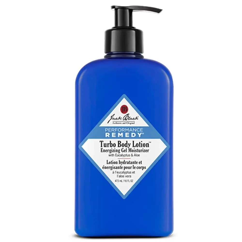 Jack Black Turbo Body Lotion Energizing Gel Moisturizer 473 ml.