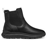 GEOX SPHERICA 4X4 ABX Dames Enkellaarzen Zwart Leer Textiel Maat 40