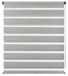 Store - Duo double - Mélangé gris - 90 x 180 cm - Pince ou vis