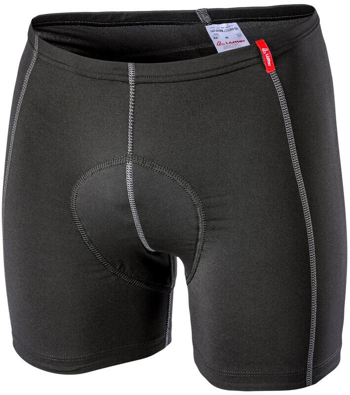 Löffler Elastische Fiets Ondershorts Heren, black