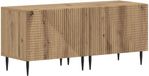 vidaXL Tv-meubel Artisanaal eiken Bewerkt hout