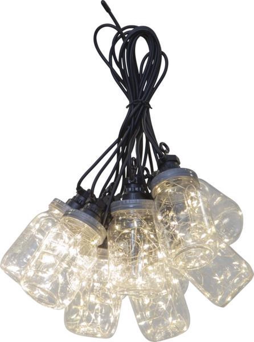 RTM Lighting Lichtsnoer 450cm met 10 lampjes -Warm Wit