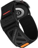 DrPhone HybridStrap 20mm – Nylon Stretch Smartwatch Band met Magneet – Voor Samsung Galaxy Watch 7/6/5/4 (40/44mm) & Huawei (20mm) – Quick-Release – Zwart
