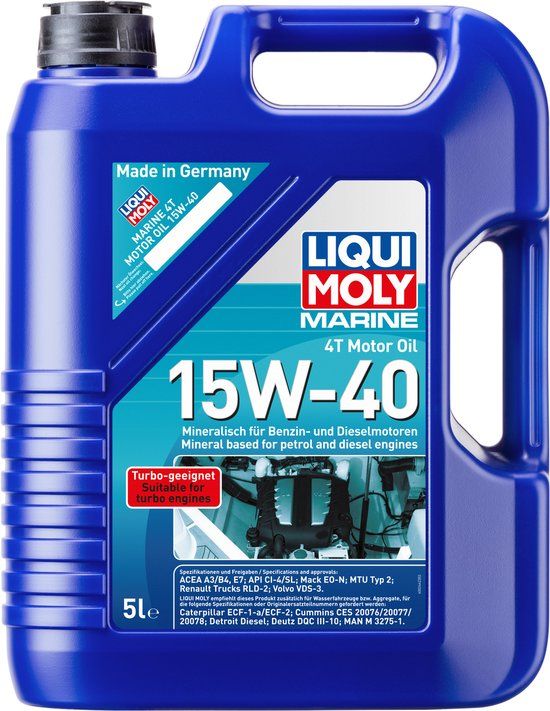 Liqui Moly Marine 4T Motorolie 15W-40 5 liter