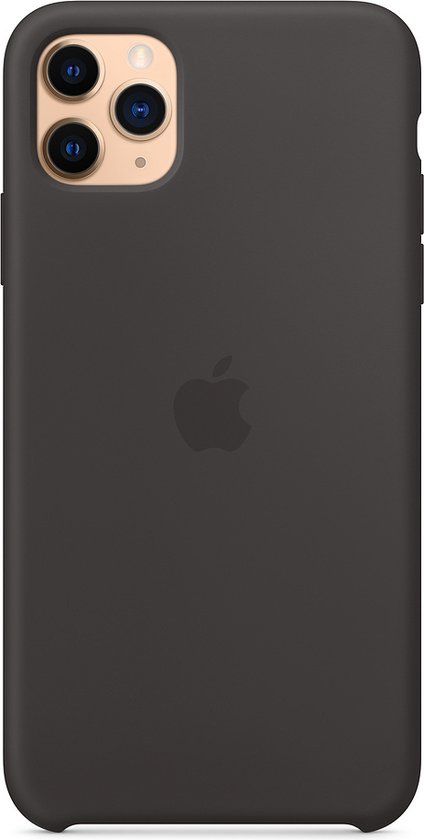 Apple Siliconen Hoesje iPhone 11 Pro Max Zwart