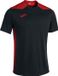 Joma Championship VI Shirt Korte Mouw Heren - Zwart / Rood | Maat: XL