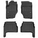 Frogum - No.77 - Automatten 3D - Geschikt voor KIA Sorento I (2002-2009) - 4-delig - TPE Rubber - Zwart