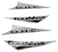 Decoratieset Piaggio Decoratieset sierstrepen, 576936