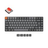 Keychron K3M-H1-DE Clavier Domicile/Travail USB + RF Wireless + Bluetooth Allemand Gris