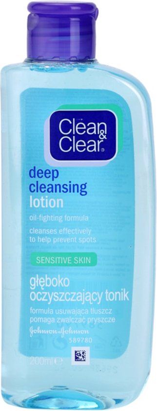 Clean & Clear Deep Cleansing Lotion For Sensitive Skin 200 ml