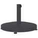 VidaXL Parasolvoet 24.6 kg donkergrijs rond