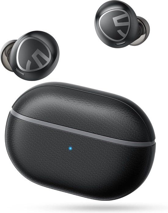 SoundPEATS Free2 Classic Draadloze Oordopjes - Bluetooth 5.1 - 30 uur speeltijd - Zwart