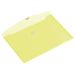 HF2 Enveloptas A4 335x240mm dwars PP transparant geel - 10 stuks