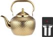 Blyx® Theepot Vintage Acier inoxydable Or 1.5L