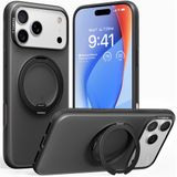 TORRAS O Fitness - Hoesje Geschikt voor Apple iPhone 17 Pro - Compatibel met MagSafe - Zwart