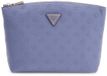 GUESS Cosmetic Bag Wilder Top Zip Cosmetic Bag Grey Blue Logo blauwgrijs