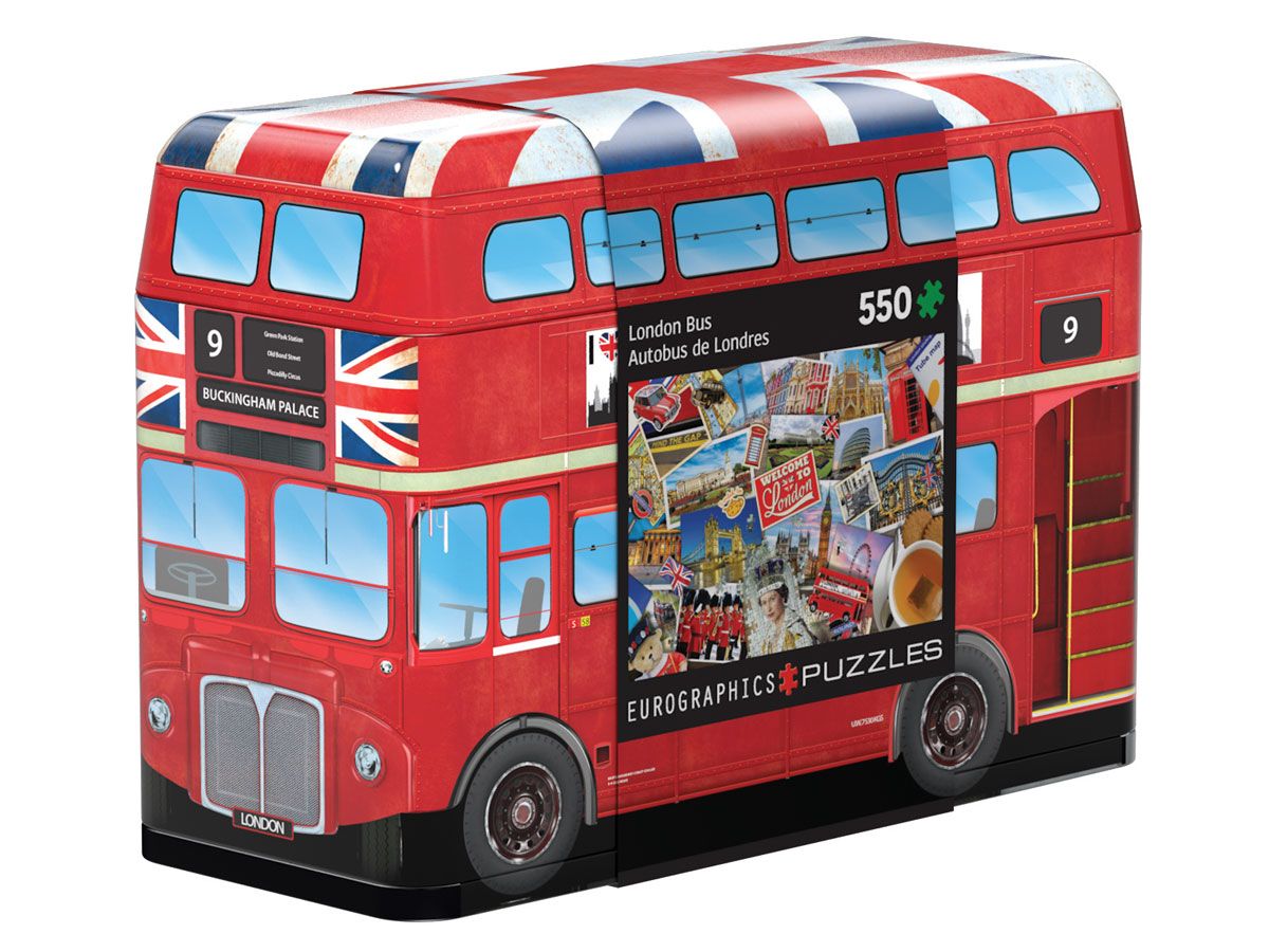 Eurographics London Bus Tin Puzzle (550 pieces) - 0628136657792