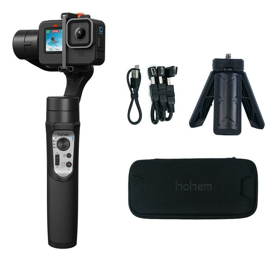 Hohem iSteady Pro4 Gimbal Stabilizer for Action Cameras - Black