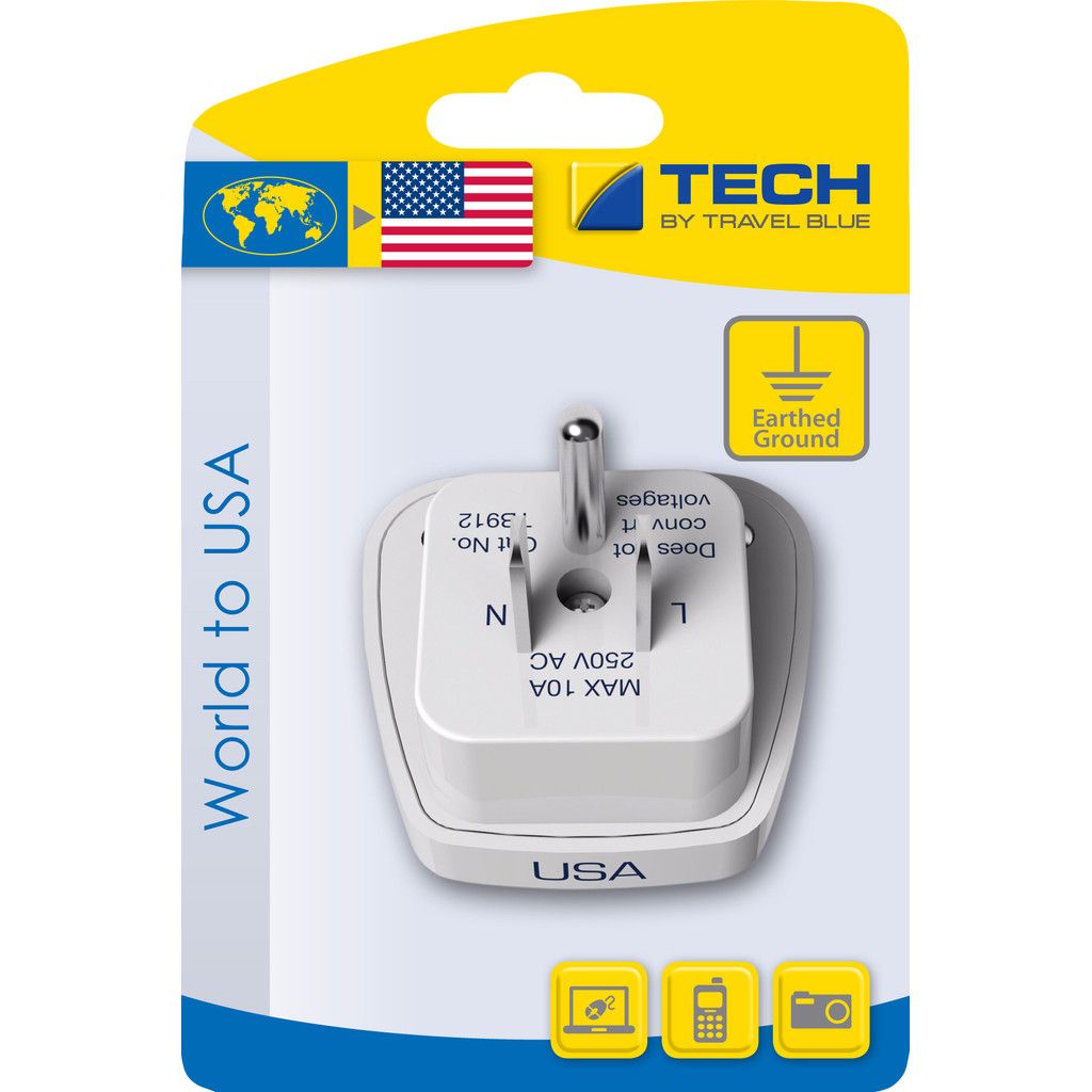 Travel Blue Wereld Adapter - USA