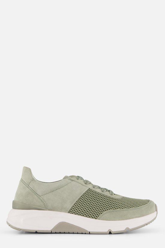 Gabor Sneakers Rollingsoft groen Suède