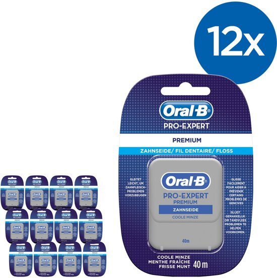 Oral-B Oral-B Pro-Expert Premium Flossdraad - 40M x12 - Voordeelverpakking