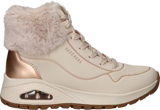 Skechers Uno Rugged Fall Shimmer Dames Laarzen - Creme - 39