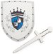 Little Adventures Zwaard & Schild Set Blauw