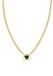 NAEMI Halsketting Goud Groen 40 cm Koper