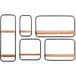 Maison Exclusive Étagère Murale 5 Pcs En Bois Massif D'Acacia