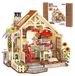 Merkloos Miniatuur poppenhuis bouwset
