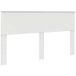 Tête de lit blanc brillant 160 cm bois d'ingénierie