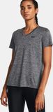 Under Armour Tech Twist V-Neck Sportshirt dames Grijs XS/34