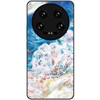 Xiaomi 14 Ultra Marbre ocean verstevigd hoesje met sublimatie bedrukking
