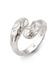 KUZZOI - Wikkelring Heren 925 Sterling Zilver Gepolijst Zilver 19.75 mm / maat 62